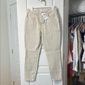 Good American Cream Women Jeans